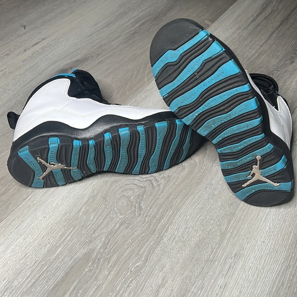 🧊Jordan 10 Retro Powder Blue/Black - Picture 2 of 2